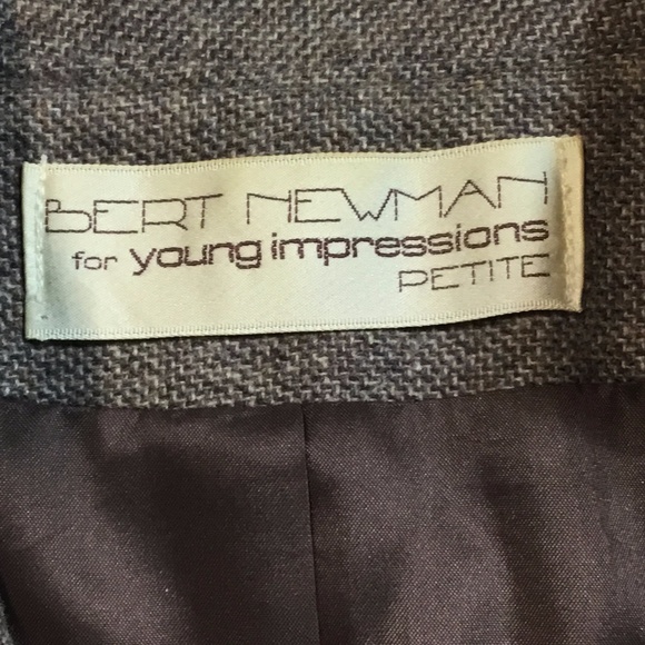 Vintage Bert Newman Tweed Tyrolean Collar Jacket - Picture 6 of 8